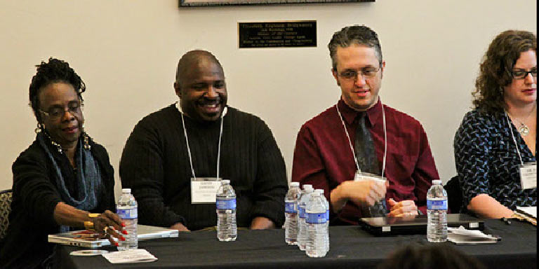 A panel during a presentation